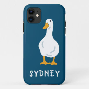 Case-Mate iPhone Case Illustration personnalisée du canard blanc