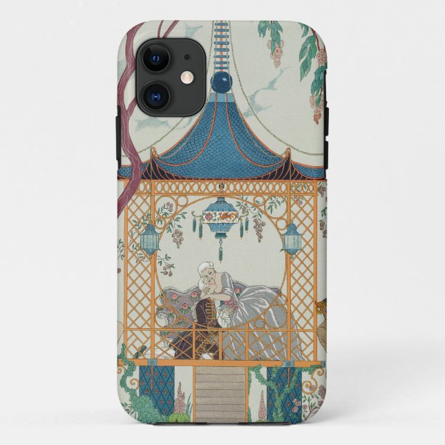 Coques Case-Mate iPhone Illustration pour des "fêtes Galantes" par Paul (Dos)