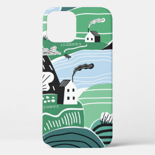 Case-Mate iPhone Case Illustration scandinave abstraite dessinée à la ma