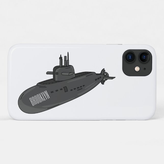 Coques Case-Mate iPhone Illustration sous-marine (Dos (Horizontal))