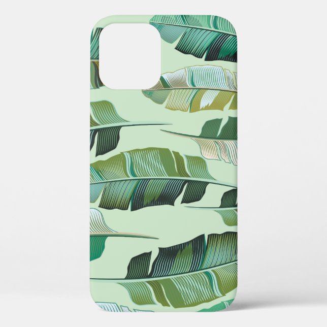 Coques Case-Mate iPhone Illustration tropicale Plante de banane à la mode (Verso)