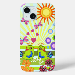 Coque Case-Mate iPhone Illustration vectorielle des Inséparables mignons