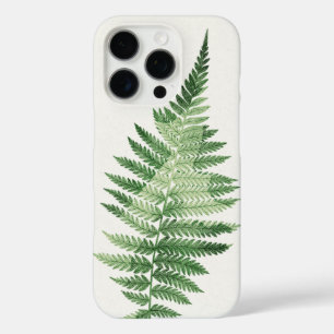 Coque iPhone 16 Pro Illustration végétale minimaliste de la fougère ve