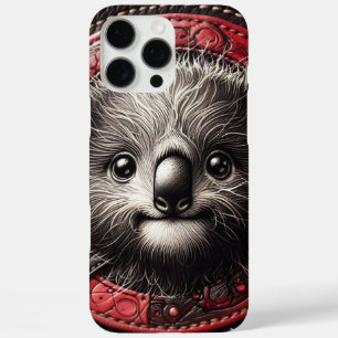 Coque iPhone 16 Pro Max Illustration vibrante d'ours koala