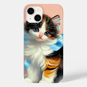 Coque Case-Mate iPhone Illustration vintage Calico Kitten
