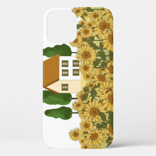 Case-Mate iPhone Case Illustration Vintage du champ de tournesols de la