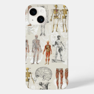 Coque Case-Mate iPhone Illustrations de biologie anatomique vintage