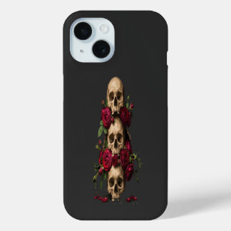 Coque Case-Mate iPhone Illustrations de crânes gothiques pixelisés avec d