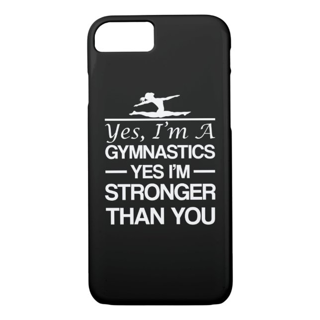 Coques Case-Mate iPhone Im filles de gymnastique Im plus fort que vous (Dos)