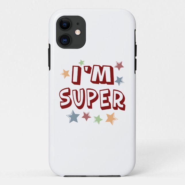 Coques Case-Mate iPhone Im Super avec étoiles (Dos)