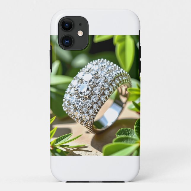 Coques Case-Mate iPhone Image d'anneau de diamant (Dos)