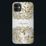 Coques Pour iPhone Image de bijou en or blanc argenté<br><div class="desc">Elegant Classy Silver White Diamond Jewel Image Produit fabuleux pour les femmes adultes,  les filles ados,  Zizzago a créé ce design S'IL VOUS PLAÎT REMARQUER toutes les images plates! Ils n'ont pas de vraie Parties scintillant,  des bijoux en diamant ou de vrais vaches! !</div>