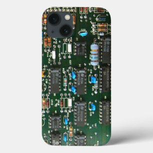 iPhone 13 Case Image de carte de circuit imprimé d'électronique i