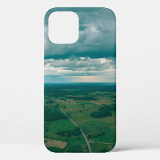 Case-Mate iPhone Case image de drone. vue aérienne de la zone rurale ave