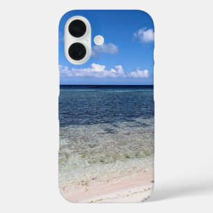 Coque Pour iPhone 16 Image d'évasion tropicale de la vie de plage