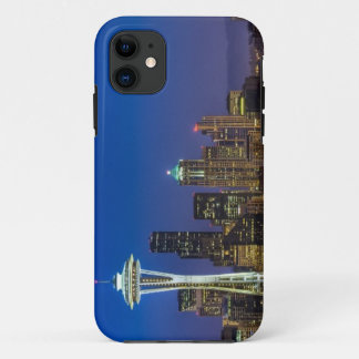 Coques Pour iPhone Image d'horizon de Seattle en quelques heures de