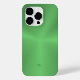 Coque Case-Mate iPhone Image d'un arrière - plan vert métallique