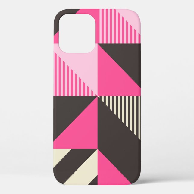 Coques Case-Mate iPhone Image géométrique simple avec blocs gras modifiabl (Verso)