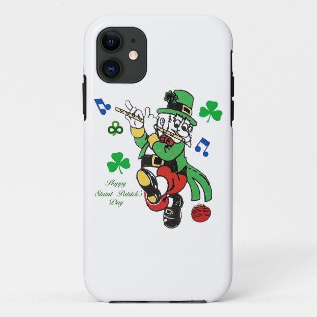 Coques Case-Mate iPhone Image Leprechaun pour iPhone-5-5S-Barely-There (Dos)