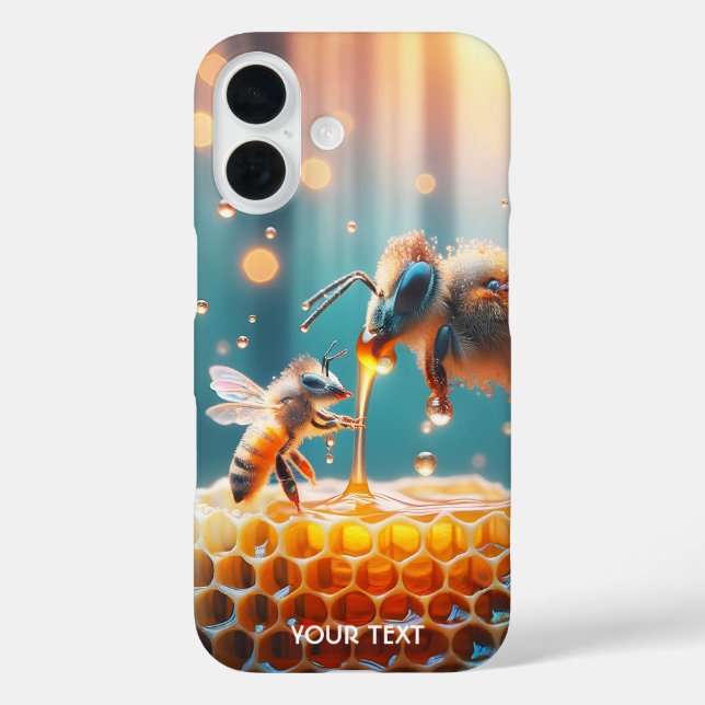 Coques Case-Mate iPhone Imaginaire Abeilles mignonnes Momma Baby (Verso)