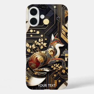 Coque Pour iPhone 16 Plus Imaginaire Abstrait Fox Art