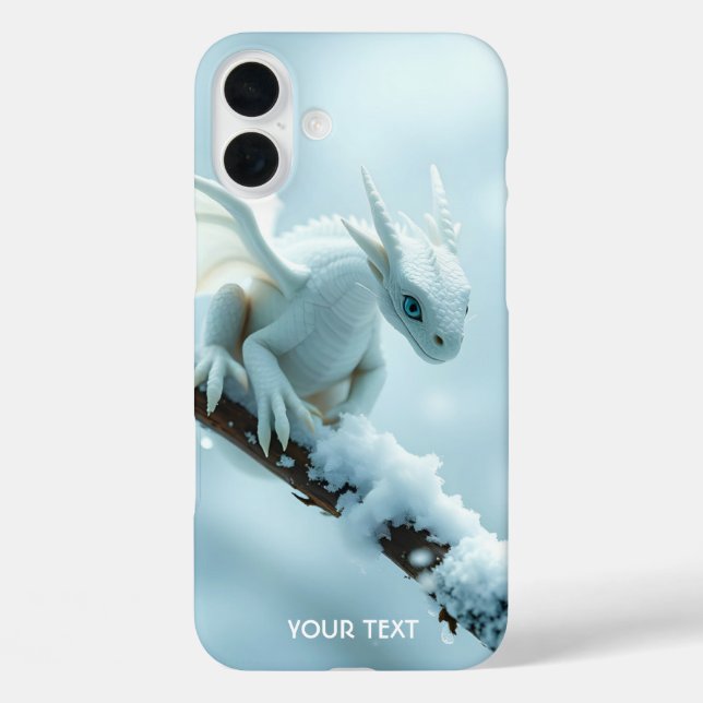 Coques Case-Mate iPhone Imaginaire Bébé blanc mignon Dragon (Verso)