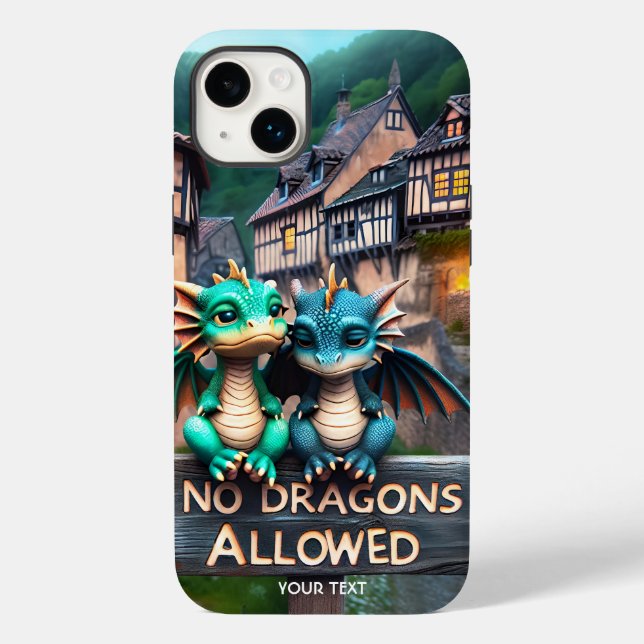 Coques Case-Mate iPhone Imaginaire Bébé très triste Dragons (Verso)