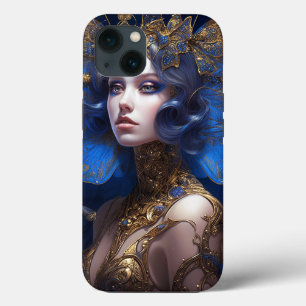 Case-Mate iPhone Case Imaginaire Blue Gold Fairy