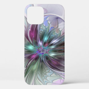Case-Mate iPhone Case Imaginaire coloré Abstrait Fleur fractale moderne