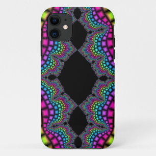 Coques Pour iPhone Imaginaire coloré Abstrait fractal