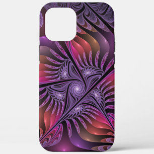 Case-Mate iPhone Case Imaginaire coloré Abstrait Trippy Violet Fractal