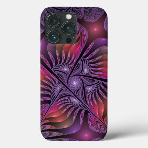 Case-Mate iPhone Case Imaginaire coloré Abstrait Trippy Violet Fractal