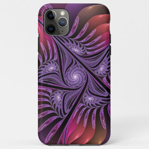 Case-Mate iPhone Case Imaginaire coloré Abstrait Trippy Violet Fractal