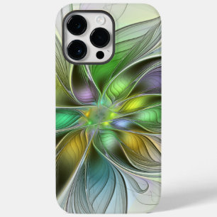 Coque Case-Mate iPhone Imaginaire coloré Fleur moderne Abstrait Fractal
