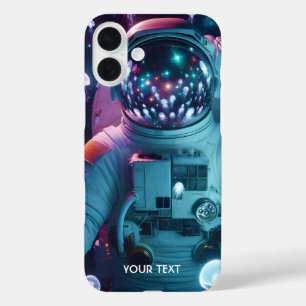 Coque Pour iPhone 16 Plus Imaginaire Cute astronaute espace méduse