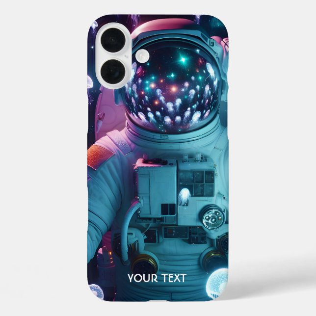 Coques Case-Mate iPhone Imaginaire Cute astronaute espace méduse (Verso)