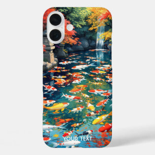 Coque Pour iPhone 16 Plus Imaginaire Cute Koi Fish Pond