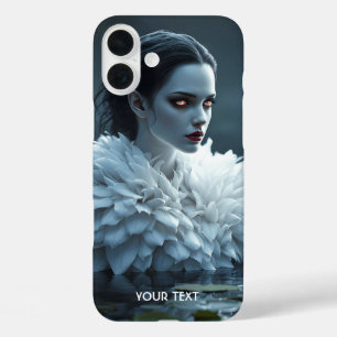 Coque Pour iPhone 16 Plus Imaginaire Cute Lake Cygne Blanc