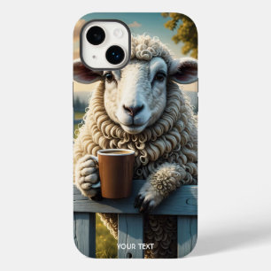 Coque Case-Mate iPhone Imaginaire Cute Sheep Café Soirée