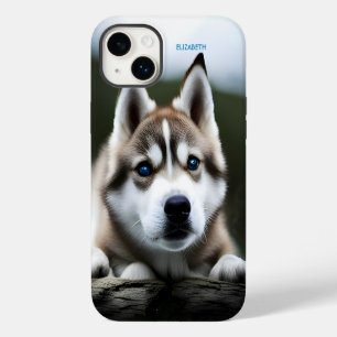 Coque Case-Mate iPhone Imaginaire Cute Sibérien Husky, Imaginaire Vintage