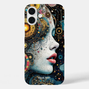 Coque Pour iPhone 16 Plus Imaginaire Cute Steampunk Mechanic Girl