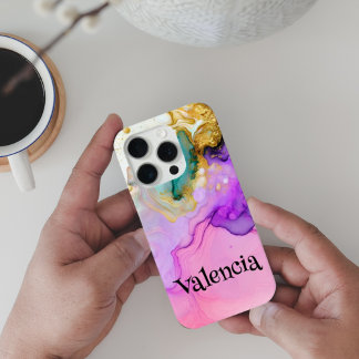 Coque Case-Mate iPhone Imaginaire d'aquarelle Purple Majesty personnalisé