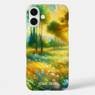 Coque Pour iPhone 16 Plus Imaginaire de beaux arbres Paysage Abstrait