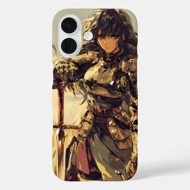 Coques Case-Mate iPhone Imaginaire de chevalier de femme Anime (Verso)