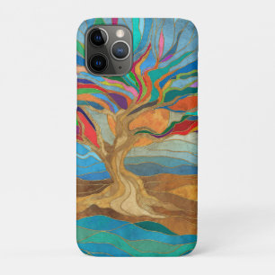 Case-Mate iPhone Case Imaginaire de feuillage Arbre de mosaïque