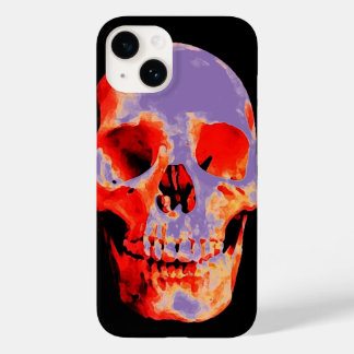 Coque Pour iPhone 14 Imaginaire de roche métallique lourd crâne