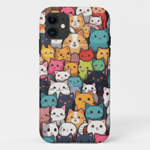 Case-Mate iPhone Case Imaginaire Feline : Cute Anime Cats Galore