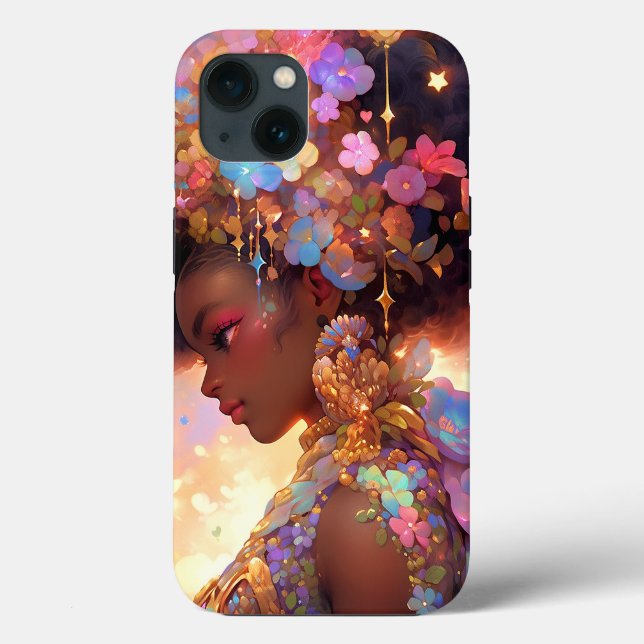 Coques Case-Mate iPhone Imaginaire femme Art Africain Américain (Verso)