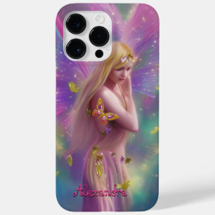 Coque Case-Mate iPhone Imaginaire Fille or rose violet papillon 3