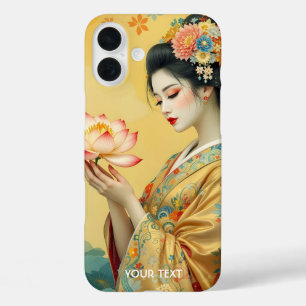 Coque Pour iPhone 16 Plus Imaginaire Fleur mignonne Japonaise fille japonais